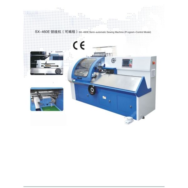 SX-460E 12 Needles And 19mm Needle Interval Program-Control Semi-utomatic Binding Sewing Machine Manual Book Binding Machine