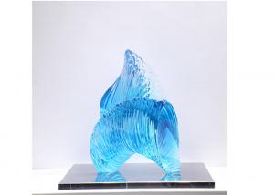 Buy cheap Transparent Resin Abstract Sculpture Contemporary Garden Home Art Decoration product