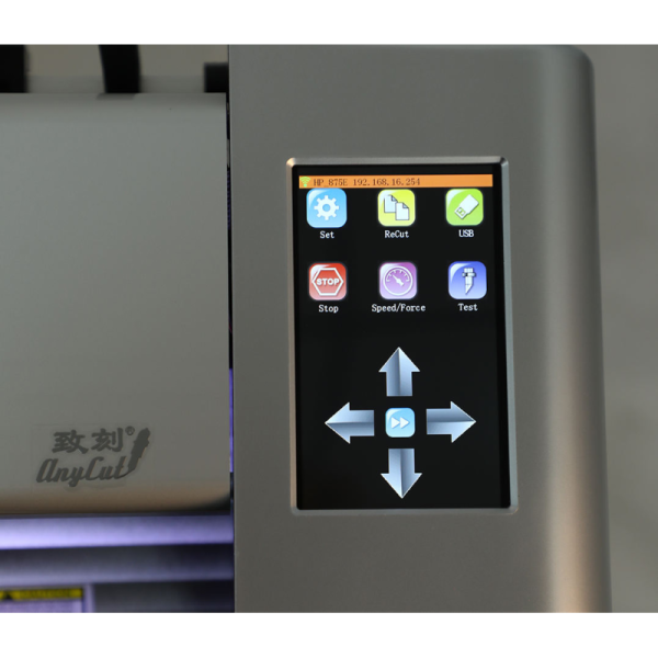 Large Format Camera Automatic Positioning Single Head Die Cutting Machine with 5.0 Inch Touch Screen