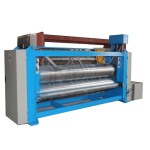 China Roll To Roll Fabric Calender Machine , Two Roll Calender Machine on sale