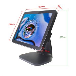 Black Color Windows Linux OS Windows Pos System With Intel Celeron I5 CPU