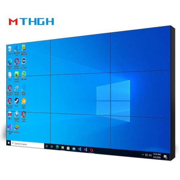 46 Inch 72% Color Gamut ADS Panel LCD Video Wall Screen With 3.5mm Seams
