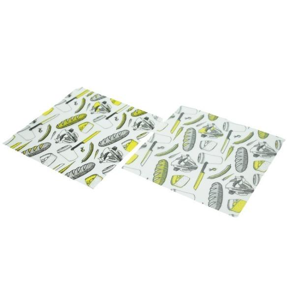 Food Grade Biodegradable Printed Deli Paper Grease Resistant Sandwich Wrap