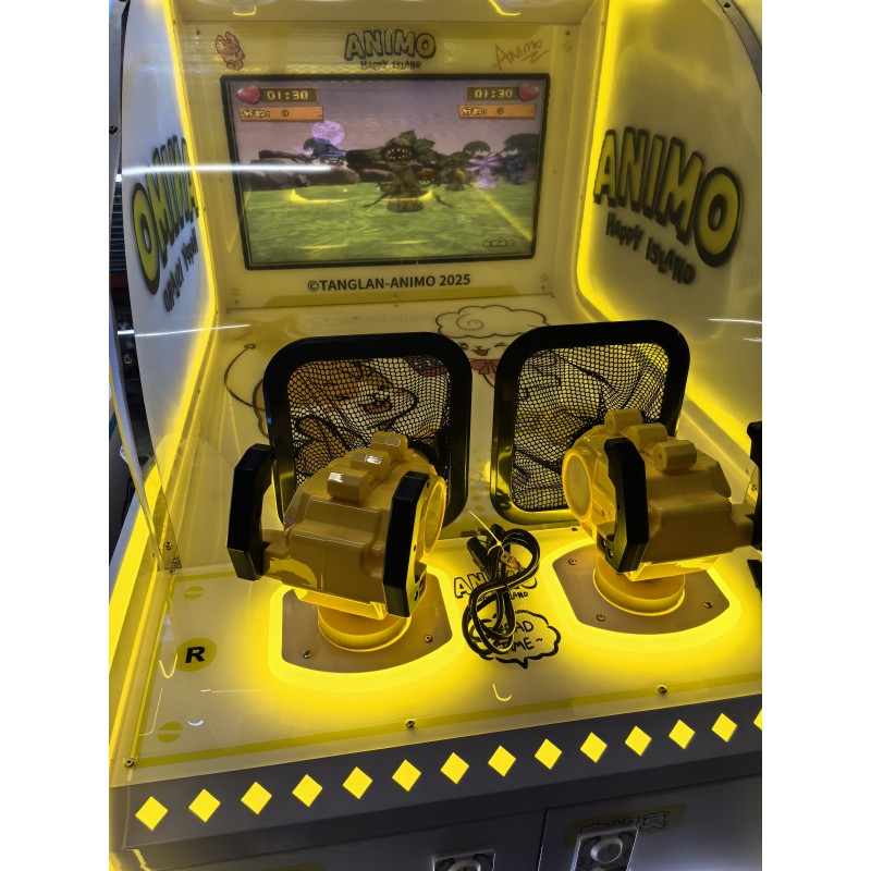 Coin Operated Game Machines 2 Players Thunder Attack Shooting Video Game Machine