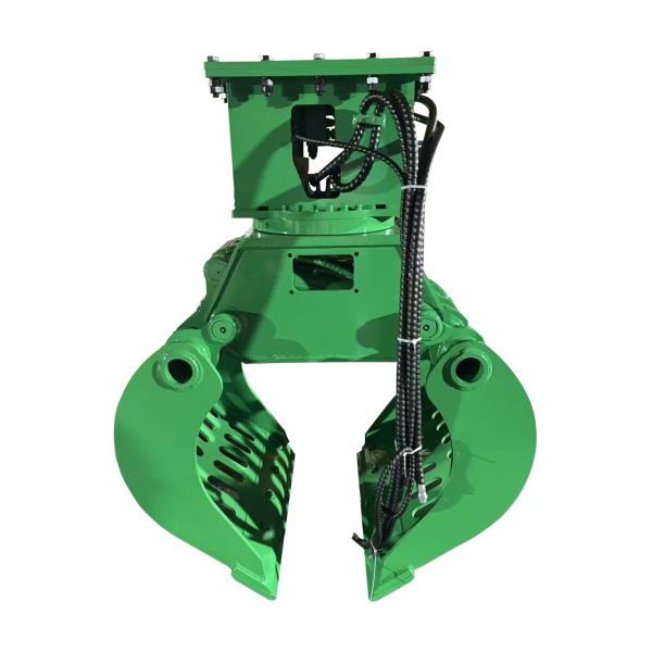 360 Rotating Excavator Hydraulic Shear Stone Steel Grapple