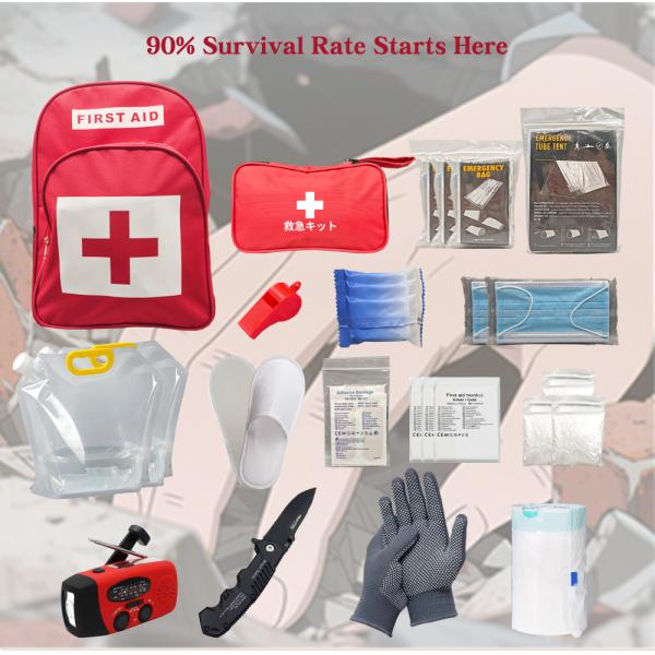 Japanese Multi-Function Outdoor Survival Kit Disaster Emergency Earthquake Survival Emergency Medical Supplies Training