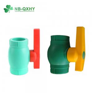 China Green/White PPR Pipe Fitting Water Ball Valve for Customization and Plumbing System on sale