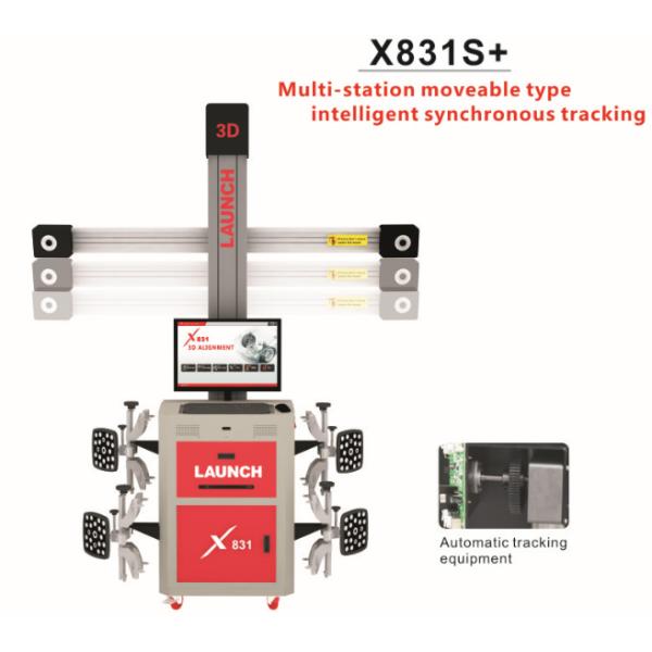 Original LAUNCH X831S+ X831Plus 3D 4-Post Car Alignment Lifts Platform