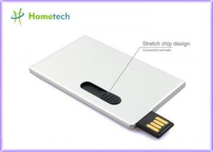 Buy cheap Ultra thin aluminum alloy business card usb flash drive promotional gifts product