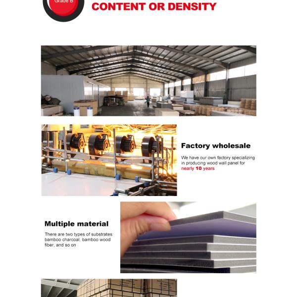 Bamboo Charcoal Wall Board Factory Wholesale 1220*2440*5/8mm Flame Retardant Bamboo Charcoal Wood Eco-Friendly Decorative Metal Bamboo Charcoal Fibre