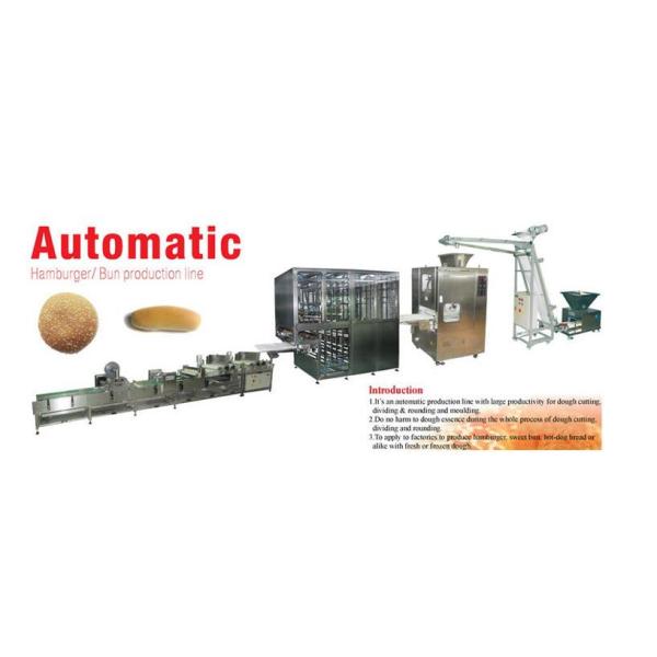 Full automatic Dough divider rounder , China quality hamburge Bun production line,CE apprived Bakery equipments