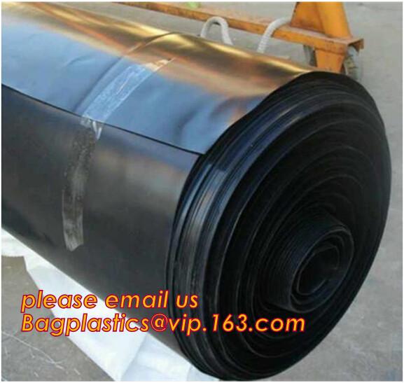 HDPE Geomembrane for Stock Water Tanks Liner,seepage-proofing HDPE film, 00:10 Fish Farm Pond Liner HDPE Geomembrane p