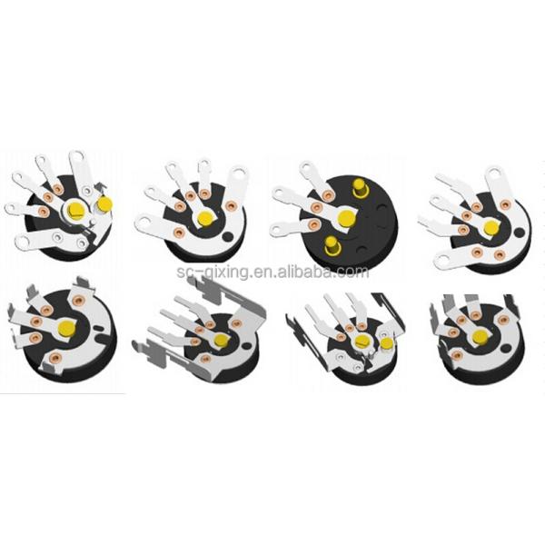 RV12 Linear Carbon Film Rotary Thumbwheel Potentiometer With Switch 5k 10k 100k