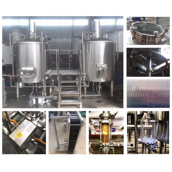 Manual Control 1000L Small Microbrewery Equipment Micro Brewing Systems Eco Friendly