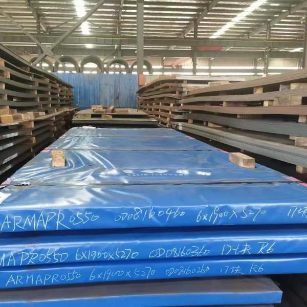 High Hardness ASTM AR500 Wear Resistant Steel Sheet HR NM450 4mm 1250mm Customized Size
