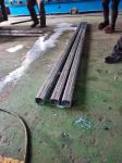 Gear Box Drive Round Water Pipe Forming Machine Locked Metal Gutter Making