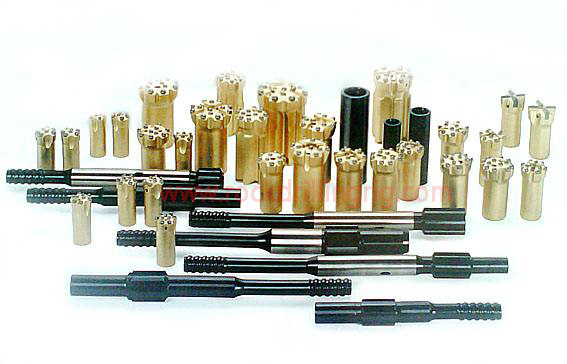 Tungsten Rock Carbide Drill Bits / Retractable Drill Bit For Mining / Blasting