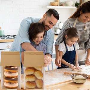 Paper Bread Bags For Homemade Bread Sourdough Bread Bags Bakery Bags With Window Cookie Bags For Packaging