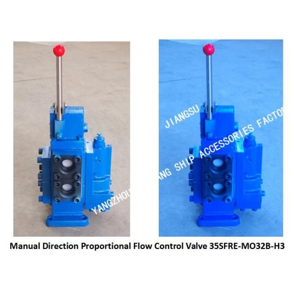 Marine Manual Proportional Flow Directional Compound Valve Model 35SFRE-MO32-H3