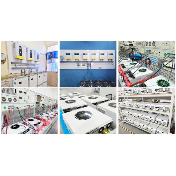 24V 48V Off Grid Solar Inverter Single Phase Pure Sine Wave MPPT Charge Controller 3.5kw 5.5kw 6.2kw Model Can Work Without Battery Support