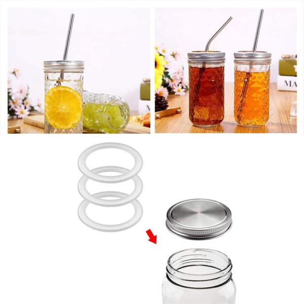 Leak Proof Silicone Sealing Rings Gaskets For Water Bottles Cups High Durability Perfect Fit For Secure Sealing