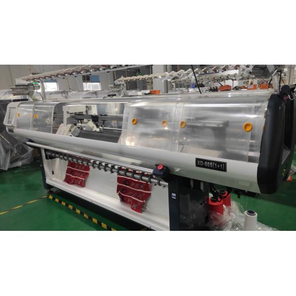 Computerized Flat Knitting Polo T-shirt Collar Making Machine Factory Sales