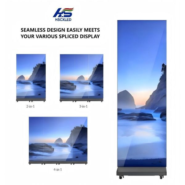 P1.53 Foldable LED poster screen LED Poster Display