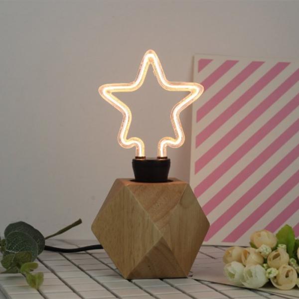 360 Degrees Soft Light Bulbs Filament Star Flexible E27 For Wedding Decorate House