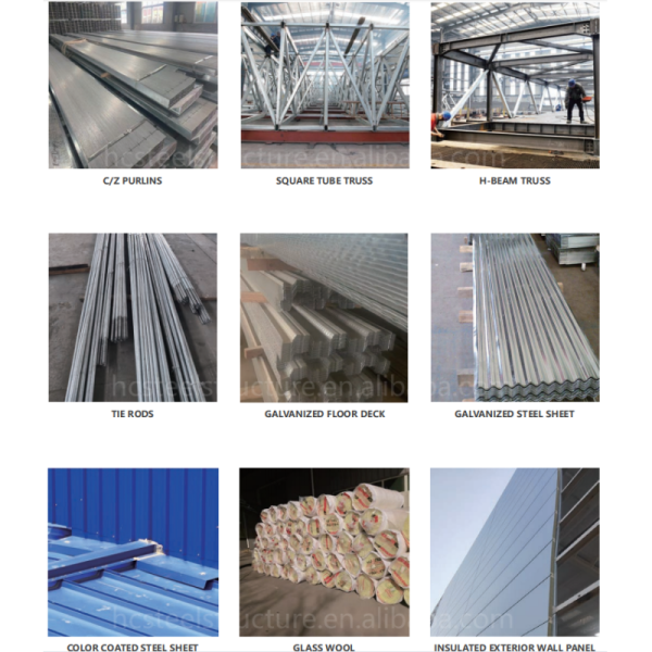 Prefabricated Warehouse Steel Structural Storage Industrial Building