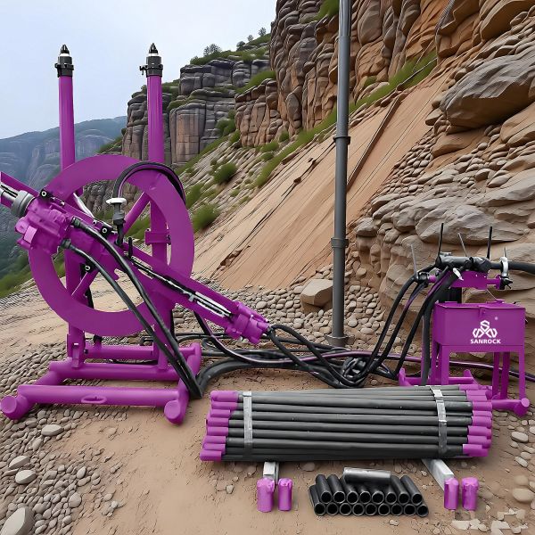 Portable DTH Drilling Rig Compact Horizontal Directional Drilling Machine Hydraulic Drilling Rig