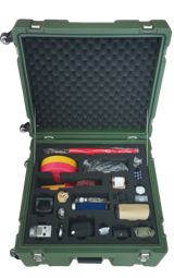 IP67 Shock Racks Large Trolley Rolling Tools Shockproof Luggage Case With Padded