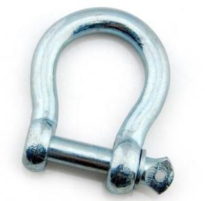 China European Type Galvanized Carbon steel Forged Bow shackle on sale