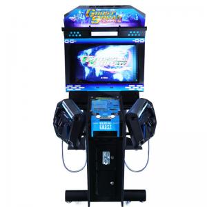China Coin Operated Shooting Game Machine With 42 Inch LCD Dispaly Screen on sale