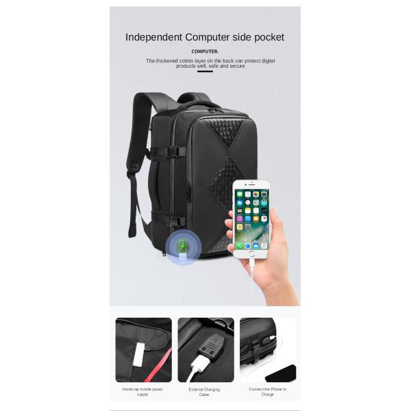 22L-35L Business Multifunctional Travel Bag Backpack Load 15kg