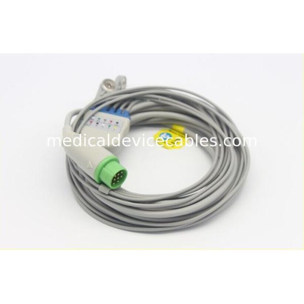 Biolight ECG Cable / 12 Pins Snap ECG Patient Cable Compatible M7000,M9500