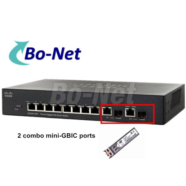 CISCO SG200-10FP -CN Cisco SMB Switch 10 port Gigabit Smart PoE Ethernet Switch