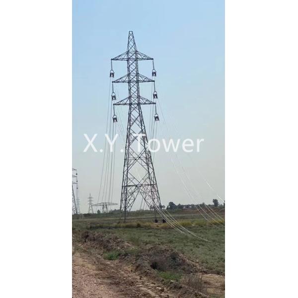 Hot Dip Galvanized Angle Steel Electricity Transmission Tower
