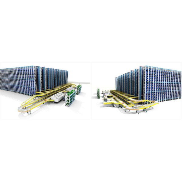 MiniLoad Stacker Crane ASRS Material Box Stacker Crane Automatic Storage and Retrieval System
