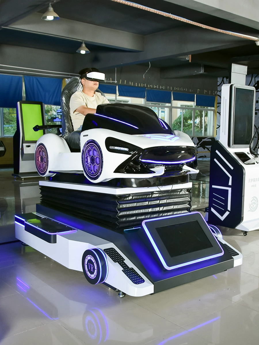 Safety VR Car Racing Simulator High Performance With Exhilarating Gaming Experience