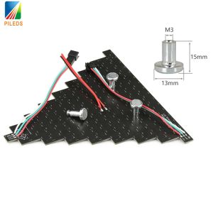 Ws2812 LED Matrix Panels Synchronization Control System With Wide Viewing