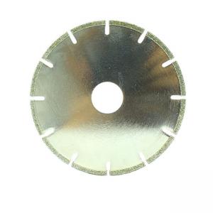 Buy cheap Silver M14 Electroplated Segment Diamond Saw Blade 1.6mm 1.8mm product