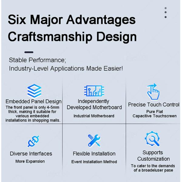 15.6 inch Embedded Controller Industrial Touch Screen Computer with Whole Aluminum Alloy Casing