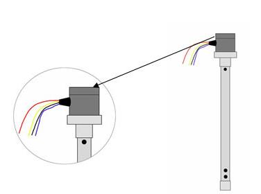 Stainless Steel Fuel Oil Level Sensor with IP67 Protection and 0.25% Precision for Capacitive Liquid Measurement