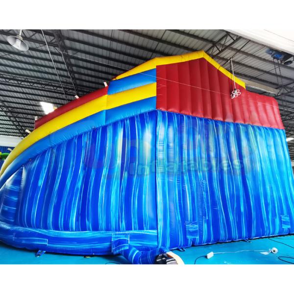 1000D Playground Bounce House Inflatable Water Slide With Pool