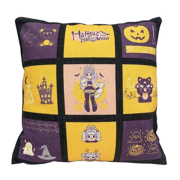 Custom Throw Pillow Cases Personalized Logo Square Linen Sublimation Pillow Cover With Photo Text Image Name