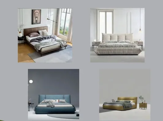 Cozy Boucle Upholstered Platform Bed with Headboard