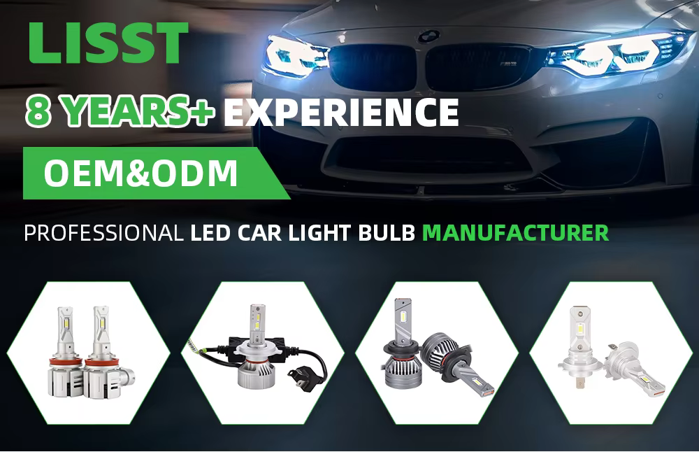 H11 Super Bright Car Led Head Light Bulb 40watt 4000lm 9005 9006 H7 Led Canbus