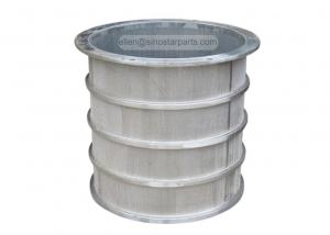 China paper mill pressure screen stainless steel drilled hole screen basket on sale