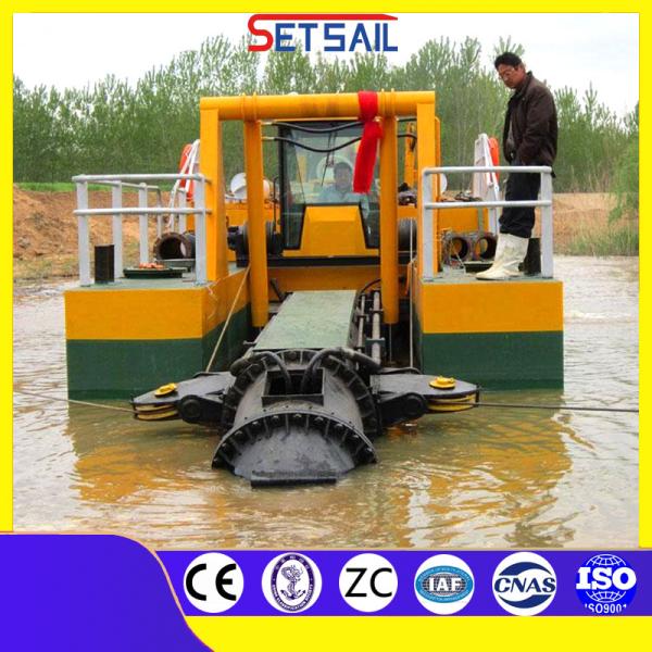 at Latest 6 Inch Cutter Suction Dredger with Pump