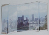 Buy cheap Aluminum Frameless window - Forth Version Double Open Windows from wholesalers